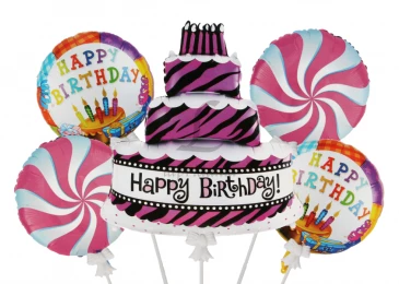 Комплект повітряних куль "Happy Birthday" 5-81431