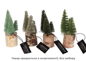 Декор Ялинки на пеньку 15см ASH600030/1499 N*