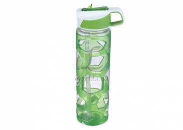 Пляшка спортивна пластикова зелена 700ml 67-140