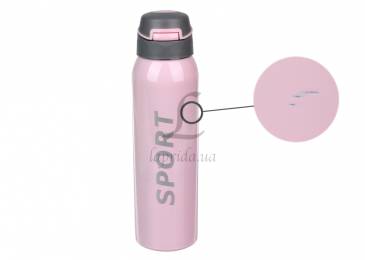 Термос с поилкой 500мл (SLT-105-1-F) розовый 61-7765