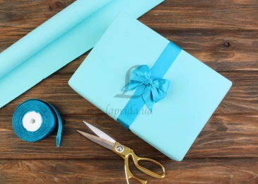 Папір пакувальний "Тон тифані+тифані" в рулоні (0,7м х8м) 70г/м2 255-3276