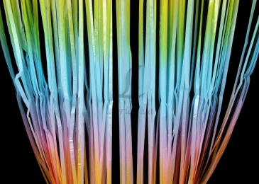 Шторка для фотозоны "01" (1х2м) радужная 5-77298