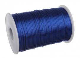 Канат атласний декоративний темно-синій (91м - Ø2,5см) 5-80403