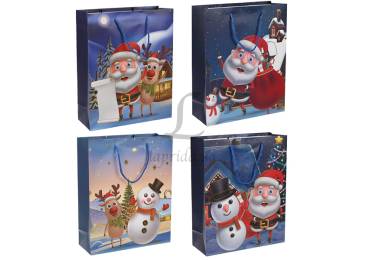 Подарочный пакет новогодний (26*32*10см) 3123-5466