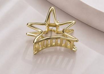 Краб "Fashion 09" металевий золото сталь 5см 1-204506