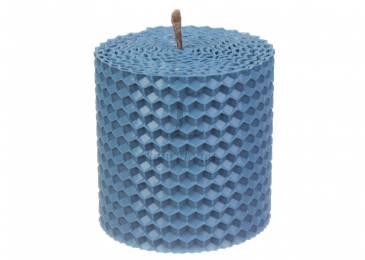 Свічка декоративна (D-6, H-6) #14 синя 251-7667