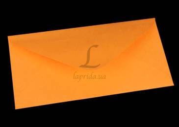 Конверт (21,9*11,1см) (оранжевый) 5-86153