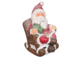 Декор Санта в кріслі Led 2 види 8.5*10.5*14.8см 5262B/6725*