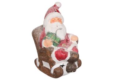 Декор Санта в кріслі Led 2 види 8.5*10.5*14.8см 5262B/6725*