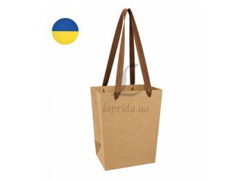 Пакет-переноска (30*26*21см) крафт 255-9469