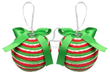 Набір куль 2шт  8см B-0488/9062*