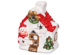Декор Будинок Санти/Сніговика Led 9*6.5*11.2см KK24007/5919*