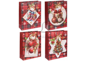 Подарочный пакет новогодний (26*32*10см) 3123-9464