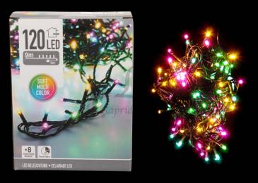 Гірлянда 120 Led розетка color 9м+3м  AX8454620/0085 N*
