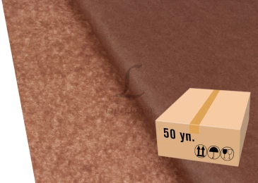 Папір тішью 8402 коричневий (75см х 50см) 17г/м² 5000шт. 2-66925611