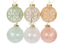 Куля різдвяна 80мм прозора CAA821310/2855 N  [12]*