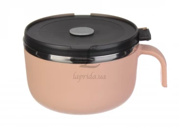 Ланч-бокс "06" 1000ml рожевий 64-21-1394