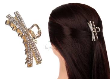 Краб "Fashion" металический с камнями (6см) 1-208832