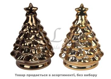 Декор Ялинка 12см кольорова ALX913320/6204 N*