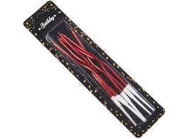 Набір свічок 6шт. 15,5см (червоний) 5-91232