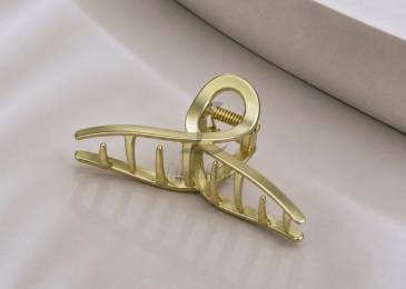 Краб "Fashion 01" металевий золото матовий 5см 1-186369