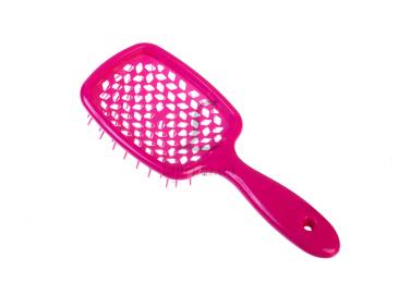 Расческа супербраш (20,5х8,5см) глянцевая малиновая 1-216578