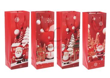 Подарочный пакет новогодний (12*35*9см) 3123-5794