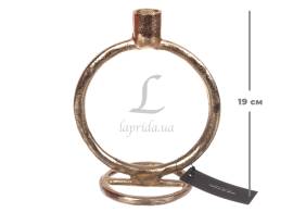 Підсвічник метал кругл 19см 3143*