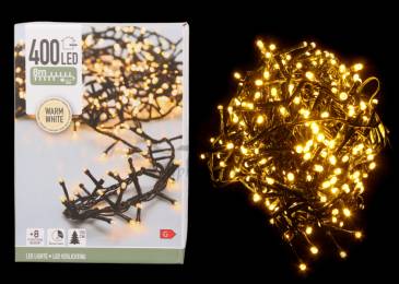 Гірлянда 400 Led розетка жовта 8м+3м  АХ8560100/2313N*