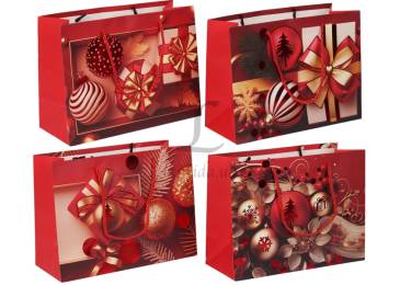 Подарочный пакет новогодний (24*18*10см) 3123-9846