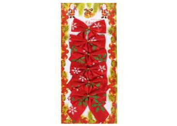 Набір Бантики 6шт  8.5*8см WJX-39/9536*