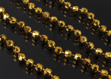 Намиста грановані золото (8мм х 10м) 5-76833