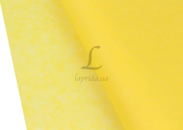 Папір тішью 3101 жовтий (75см х 50см) 17г/м² 100шт. 5-18857