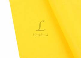 Папір тіш'ю 3201 яскраво-жовтий (75см х 50см) 17г/м² 100шт. 5-18864