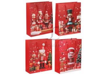 Подарочный пакет новогодний (26*32*10см) 3123-9358