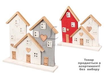 Декор Будинок з led 29см кольоровий ACW007720/5778 N*