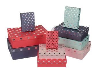 Подарочная коробка микс (комплект 10шт.) 73-4774