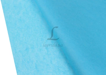 Папір тішью 6202 блакитний (75см х 50см) 17г/м² 100шт. 5-18932
