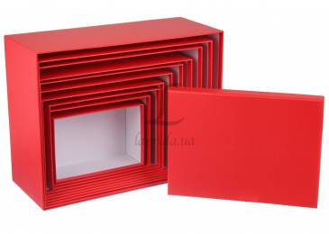 Подарункова коробка червона (комплект 10шт.) M10-17 73-2060