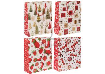 Подарочный пакет новогодний (26*32*10см) 3123-9488