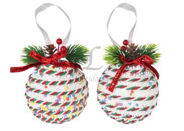 Набір куль 2шт 8см FY2024-258/9017*