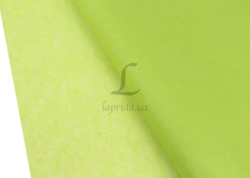 Папір тишью 4105 салатовий (75см х 50см) 17г/м² 100шт. 5-18895