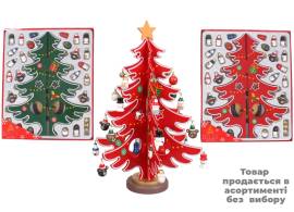 Декор Ялинка об'ємна з персонажами  29,5*7,5см/5834*