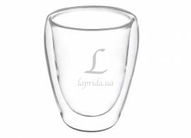 Склянка скляна з подвійним дном 200ml 671-033
