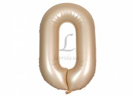 Воздушный шар в форме цифры карамельный "0" 1м 5-81042