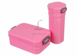 Ланч-бокс с розовой бутылкой 920ml + 589ml 64-21-557