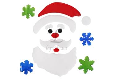 Наклейка на скло Сніговик 20*20cm WGS-24111/9000(24)*