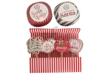 Набір форм д/кексів 48 шт Новорічний 170493840/6964 N*