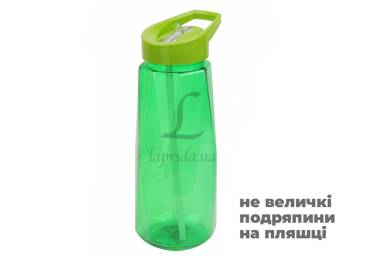 Пляшка спортивна пластикова зелена (подряпини на пляшці) 800ml 67-232
