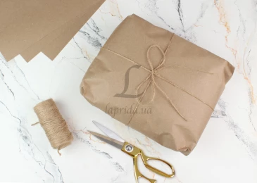 Папір пакувальний крафт бурий водостійкий пр-во Австрия 100 арк (0,7м х0,5м) 110г/м2  255-6031